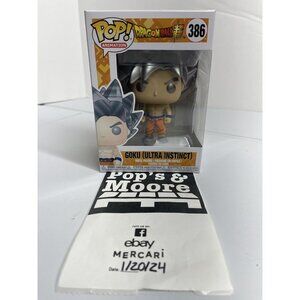 Funko Pop! Dragon Ball Super: Goku Ultra Instinct 386 Vinyl Figure Brand New